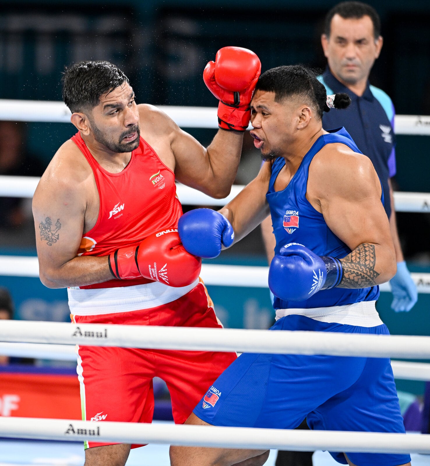 Glasgow: Commonwealth Games 2026 – पुरुषों की 90kg+ बॉक्सिंग क्वार्टर-फाइनल