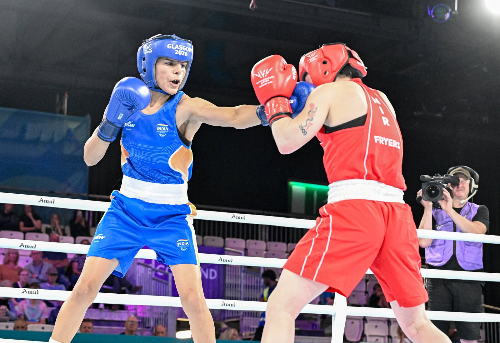 Glasgow: कॉमनवेल्थ खेल 2026 - महिला 51 किग्रा मुक्केबाजी क्वार्टर फाइनल