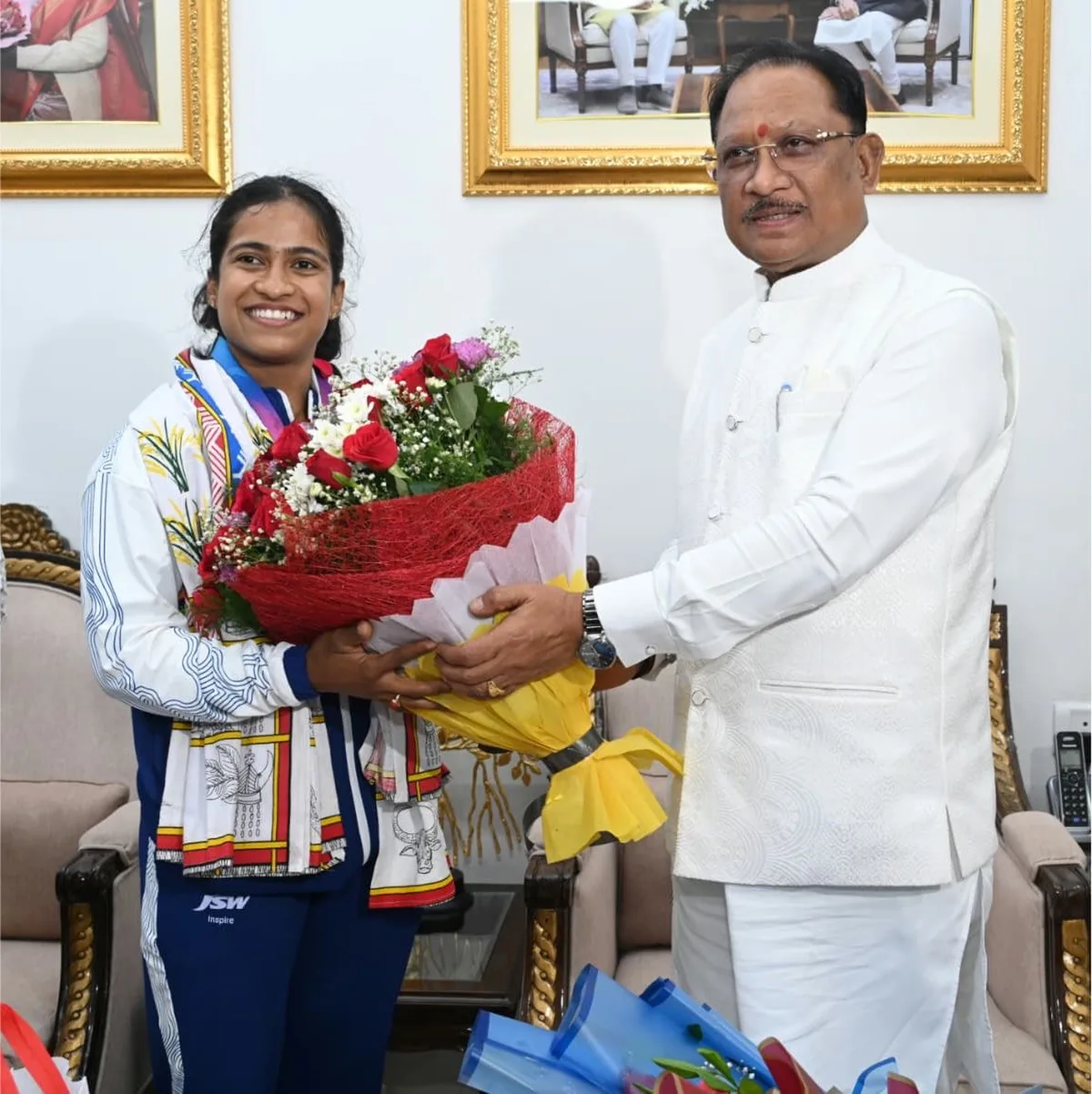 कॉमनवेल्थ गेम्स में सिल्वर जीतने पर ज्ञानेश्वरी यादव को बड़ा इनाम, DSP पद पर मिली सीधी तरक्की