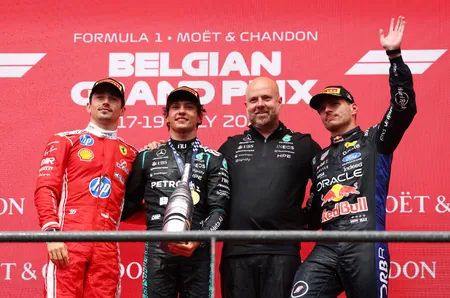 F1 बेल्जियम ग्रां प्री: किमी एंटोनेली ने लेक्लेर को पछाड़कर जीती रेस, चैंपियनशिप में बढ़त हुई दोगुनी