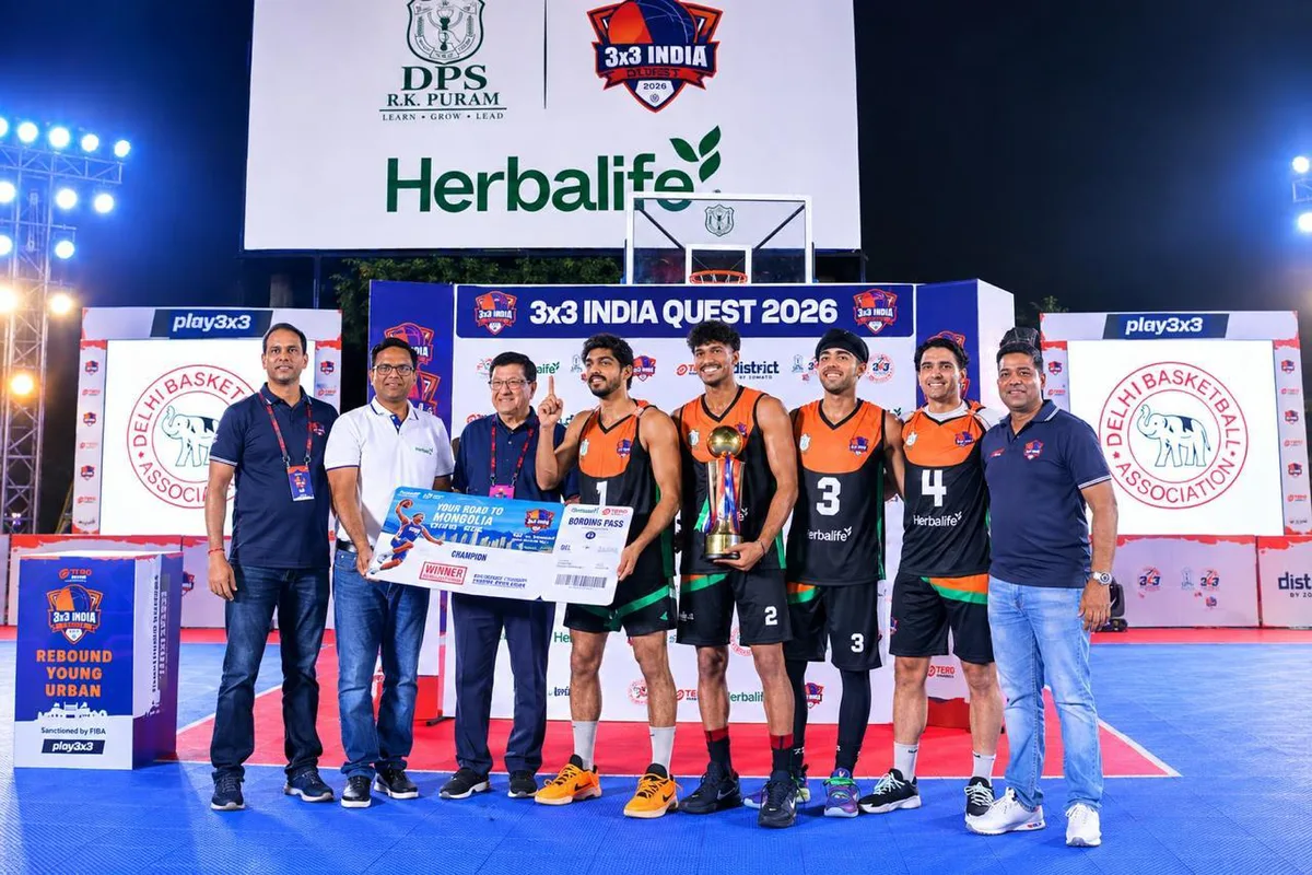 3x3 बास्केटबॉल: साउथ दिल्ली ने जीता पहला इंडिया क्वेस्ट खिताब, अब मंगोलिया में दिखाएंगे दम