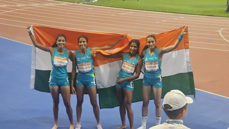 एशियन U23 एथलेटिक्स: भारत की महिला रिले टीम का गोल्डन प्रदर्शन, देश ने कुल 16 मेडल जीते